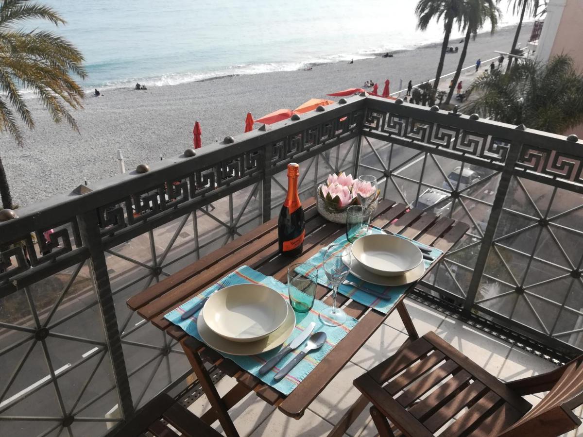 Villa Azzurra Menton Apt Luxe, Front Mer, 4Th Floor Of 5, Wifi, Tvsat, Climate المظهر الخارجي الصورة